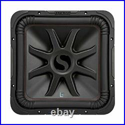 Kicker L7R 10 Inch 1000W Max Power 4 Ohm DVC Square Car Audio Subwoofer (4 Pack)