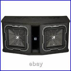 Kicker Q-Class 41DL7122 12-inch Subwoofers in Ported Enclosure, 2-Ohm