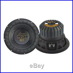 Lanzar 8 Inch 600W 4 Ohm 4 Layer Voice Coil Car Audio Subwoofer (4 Pack) MAX8