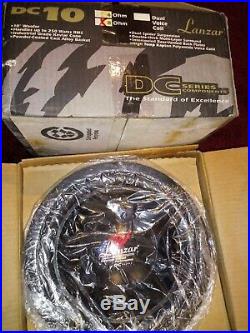 Lanzar DC Series 10 Inch Sub 8ohm Subwoofer 1996 new in box
