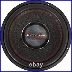 Lot of (4) American Bass HAWK 15 Inch Dual 4 Ohm Voice Coil Subwoofer Speaker