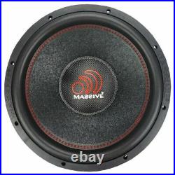 MASSIVE AUDIO SUMMOXL154 15 Inch 3000W SUMMO SERIES Dual 4 Ohm Car Subwoofer
