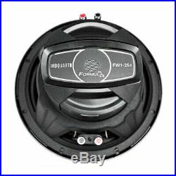 MB Quart FW-1254 Formula 10 Inch 600 Watt DVC 4 Ohm Car Audio Subwoofer (4 Pack)