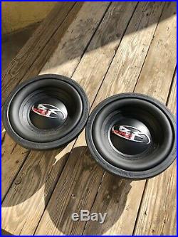 MINT CONDITION Old School Rockford Fosgate Punch Hx2 10 Inch Subwoofer Dual 4ohm