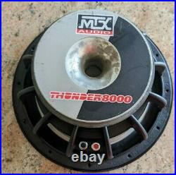 MTX Thunder 8000 12 12 Inch Subwoofer Single 4 OHM Rare Old School T8124 SPL