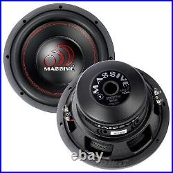 Massive Audio MMA104 10 Inch 1000W DVC 4 Ohm Car Audio Subwoofer MMA 10