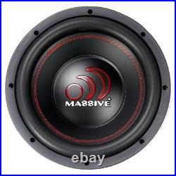 Massive Audio MMA104 10 Inch 1000W DVC 4 Ohm Car Audio Subwoofer MMA 10