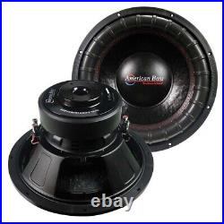 NEW (1) AB 15 2400w DVC Subwoofer Speakers. 4ohm Bass Woofer Car Audio. 15inch