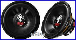 NEW (2) 10 BASS Subwoofer Replacement Speakers. 4 ohm. Car Audio. 1200w. SVC PAIR