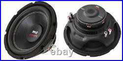 NEW (2) 10 DVC Subwoofer Bass Speakers. 4 ohm. Woofers. Sub. Dual Voice Coil. PAIR