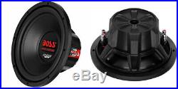 NEW (2) 12 DVC Subwoofer Bass Replacement Speakers. 4ohm. Sub. Dual VoiceCoil. PAIR