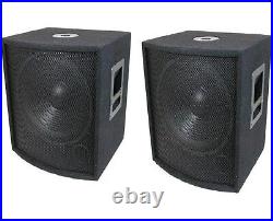 NEW (2) 12 SUBWOOFER Speakers PAIR. Woofer Sub box. DJ. PA. BASS woofers. Pro Audio