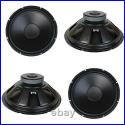 NEW 4PACK 15 Subwoofers Replacement Speakers. 8ohm. (4) Woofers. DJ. PA. Home Audio