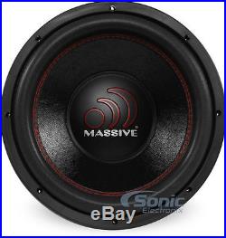 NEW! Massive Audio GTX 124 1400 Watts 12 inch Dual 4 Ohm Car Bass Subwoofer Sub