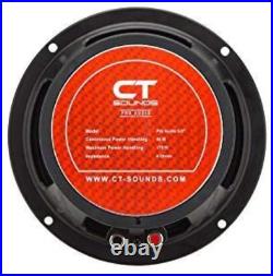 New CT Sounds Meso 6.5 Inch Car Subwoofer 800 Watts MAX Dual 4 Ohm Audio D4 Sub
