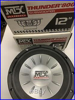 New in Box, Old School MTX Thunder 8000 12-inch Subwoofer T8124A 4 Ohms