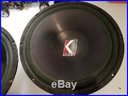 Old School Kicker C15a 15 Inch Subwoofers 4 Ohm Competition