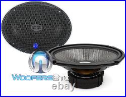 Open Box Cdt Audio Hd-690cf. 2 6 X 9 120w Rms 2-ohm Carbon Subwoofers Speakers