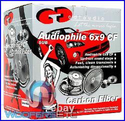 Open Box Cdt Audio Hd-690cf. 2 6 X 9 120w Rms 2-ohm Carbon Subwoofers Speakers