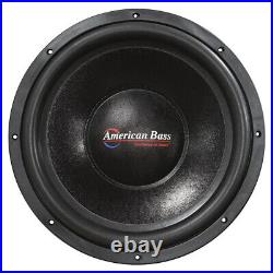 (Pair) American Bass TITAN-1544 15 Inch 3000W Dual 4 Ohm Car Subwoofers (2)