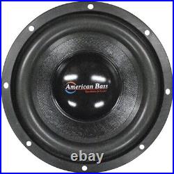 (Pair) American Bass XD-844 8 Inch 600W Dual 4 Ohm Subwoofers 8 DVC Subs