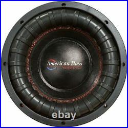 (Pair) American Bass XFL-1044 10 Inch 3000W Dual 4 Ohm Subwoofer XFL 10 DVC