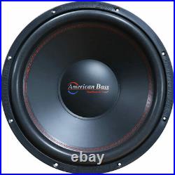 (Pair) American Bass XO-1244 12 Inch 600W Dual 4 Ohm Subwoofer 12 D4 Subs