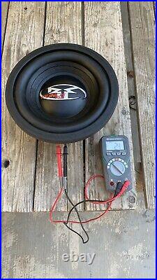 Pair Of Old School Rockford Fosgate 10 Inch Punch Hx2 Subwoofers Dual 2 Ohms