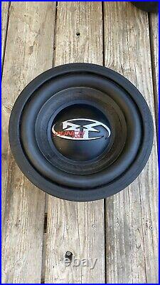 Pair Of Old School Rockford Fosgate 10 Inch Punch Hx2 Subwoofers Dual 2 Ohms