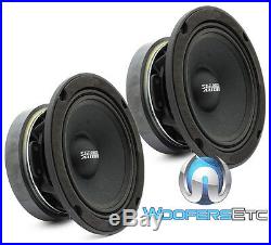 Pair Sundown Audio Sxmp-6.5 8-ohm 6.5 200w Rms Midranges Car Mids Speakers New