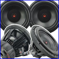 Pair of Gravity 12 Inch 6000 Watt Car Subwoofer with 4 Ohm DVC Power (2 SUB)
