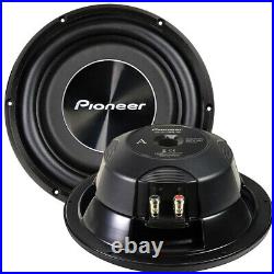Pioneer TS-A2500LS4 10 Inch 1200W SVC 4 Ohm Shallow Mount Slim 10 Subwoofer