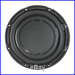 Polk Audio DB+ 10 Inch 1050 Watt 4 Ohm SVC Marine & Car Subwoofer (2 Pack)