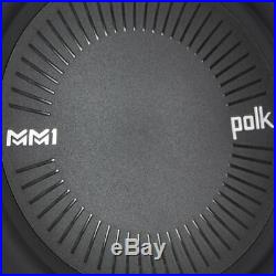 Polk MM1 Series 8 Inch 900 Watt 4 Ohm Dual Voice Coil Car Audio Marine Subwoofer
