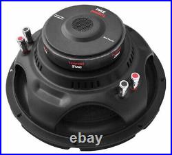 Pyle 12 6400W 4-Ohm DVC Car Stereo Power Audio Subwoofer Set, 4pk PLPW12D