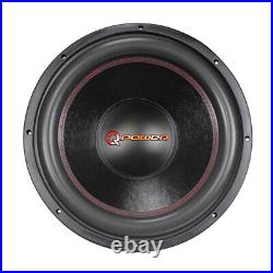 QPower Super Deluxe 15 15 inch Dual 4 ohm Voice Coil Car Subwoofer 1000W RMS