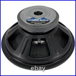 Quake 15 Sub 15 Inch 4 Ohm Steel Frame Subwoofer Driver 500 Watts RMS
