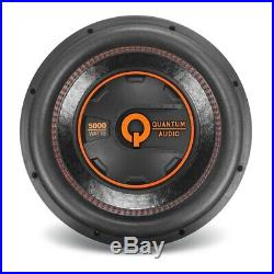 Quantum Audio QW500015D4 15-Inch QW Series DVC 4-Ohm Subwoofer, 5000W New