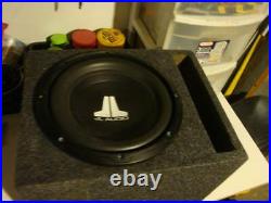 Rare JL Audio 10W0-v2 10 inch 4ohm Subwoofer With Enclosure