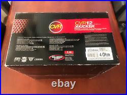 Rare! New In Box! Kicker CVR 12 Inch Subwoofer Dual 4 Ohm Voice Coils 07CVR124