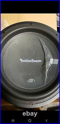 Rare Rockford Fosgate Punch P3 P3D412 12-Inch 500-Watt Subwoofer Dual 4 Ohm