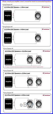 Rockford Fosgate 10 Inch 600 Watt 2 Ohm Car Audio Shallow DVC Subwoofer P3SD2-10