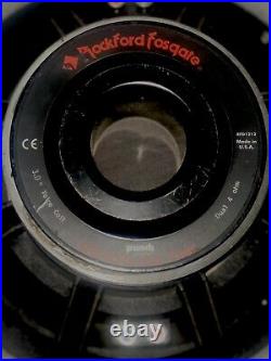 Rockford Fosgate Classic 12 inch Hx2 dual 4ohm. 3coils 1000watt Subwoofer