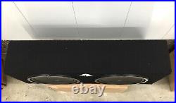 Rockford Fosgate Dual 12 Inch Subwoofer R1L-2x12 Speaker Box 300 Watts 2 Ohm