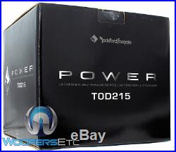 Rockford Fosgate T0d215 Power 15 1600w Dual 2-ohm Subwoofer Bass Speaker New