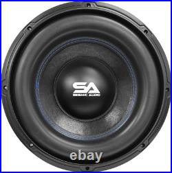 - SA-LAF124-12 Inch Dual 4 Ohm Car Audio Subwoofer 2200 Watt Max Power