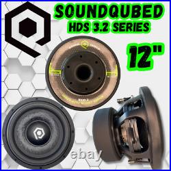 SoundQubed HDS3.2 Series 2400W Car Audio Subwoofer 12 Inch Dual 4 ohm