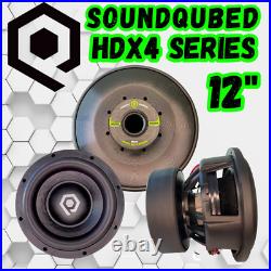 SoundQubed HDX4 Series 6000W Car Audio Subwoofer 12 Inch Dual 2 ohm