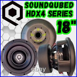 SoundQubed HDX4 Series 6000W Car Audio Subwoofer 18 Inch Dual 2 ohm