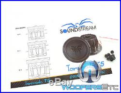 Soundstream T5.102 10 Tarantula 1800w Max Dual 2-ohm Subwoofer Bass Speaker New